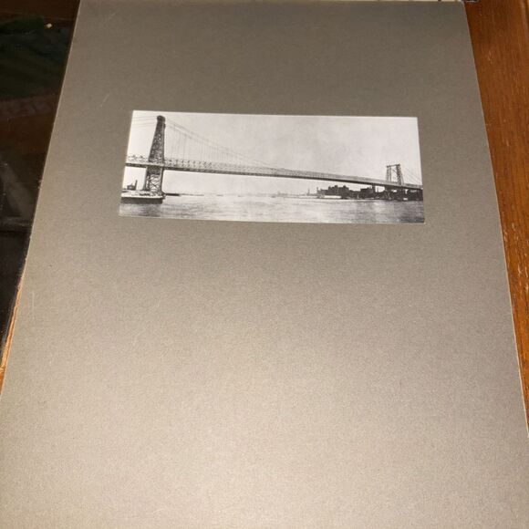 Vintage Queensborough Bridge New York American Architecture Photo Queens NY - Picture 1 of 3